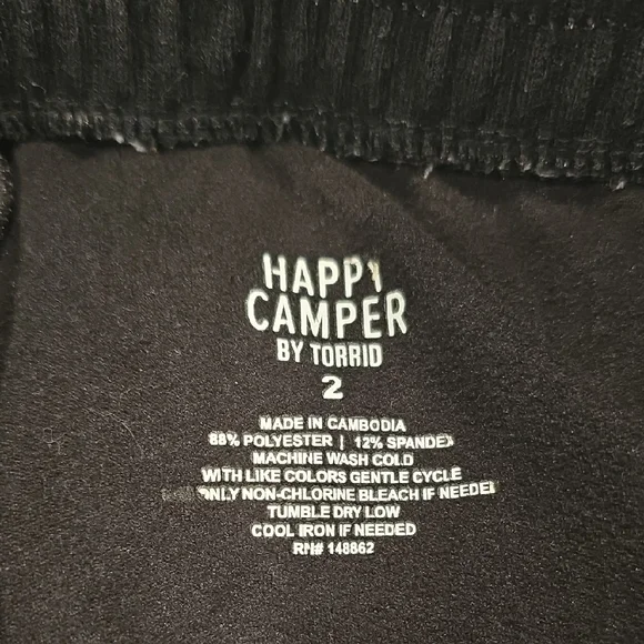 Torrid Happy Camper Black Jogger Sweatpants 130 - Picture 5 of 5